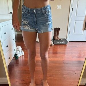 American Eagle super stretch jean shorts size 6